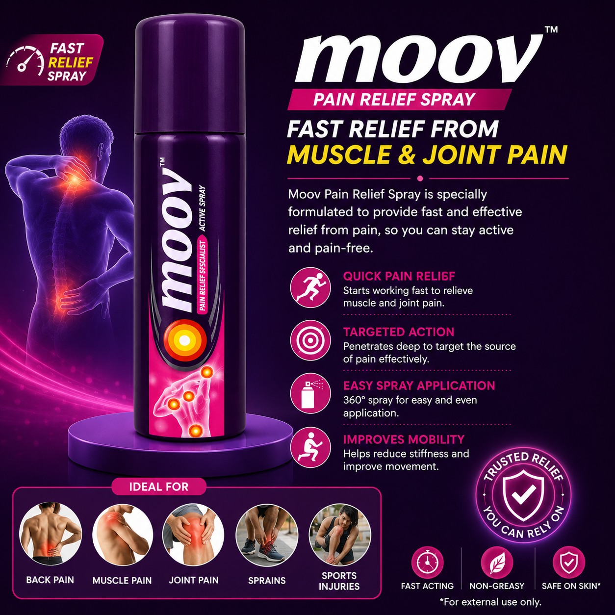 Moov Pain Relief Spray